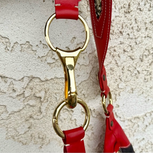 Caerulea Italian Suede Brown Bag - Picture 9 of 16